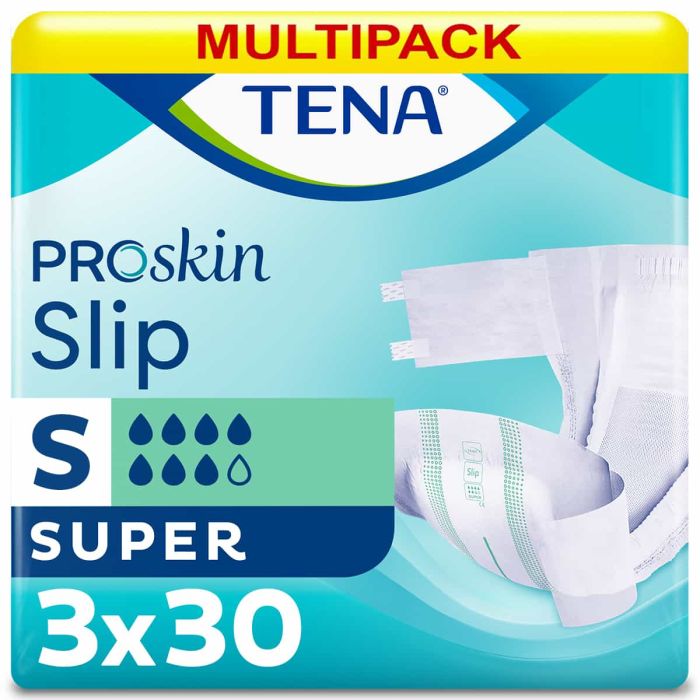 Multipack 3x TENA Slip Super Small (1800ml) 30 Pack