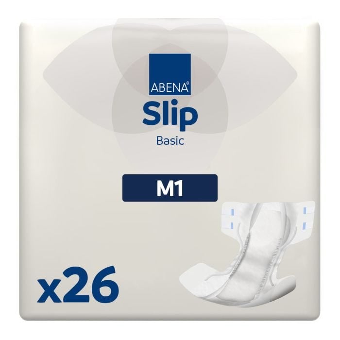 Abena Slip Basic M1 Medium (1800ml) 26 Pack - mobile