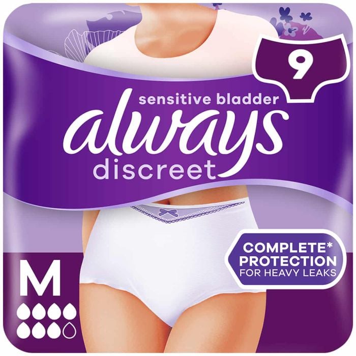 Always Discreet Pants Plus Medium 9 Pack