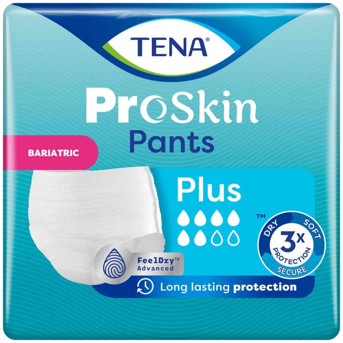 Multipack 4x TENA Pants Bariatric Plus XXL (1440ml) 12 Pack - mobile