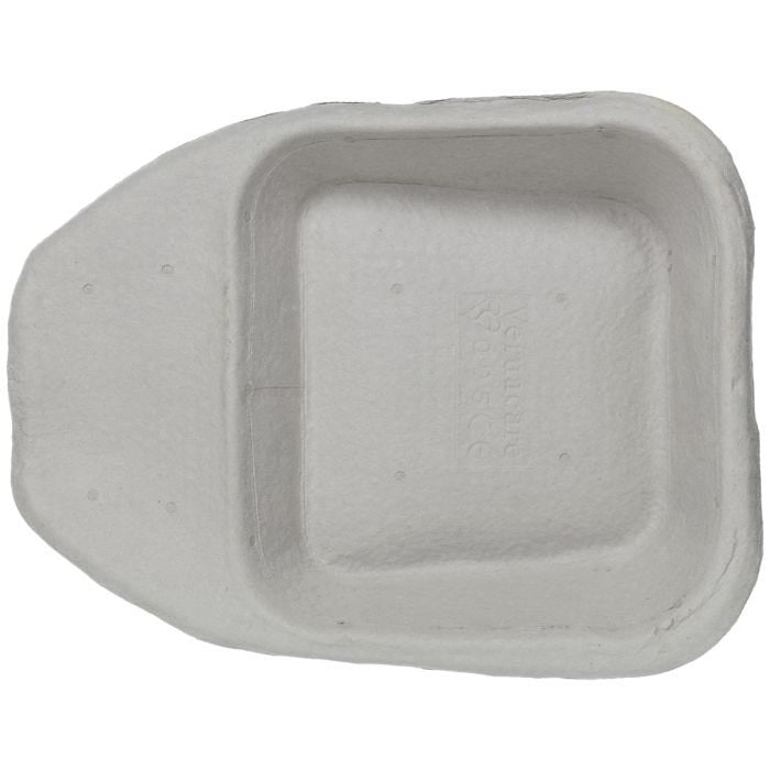 Disposable Pulp Maxi Slipper Pan - top-down view