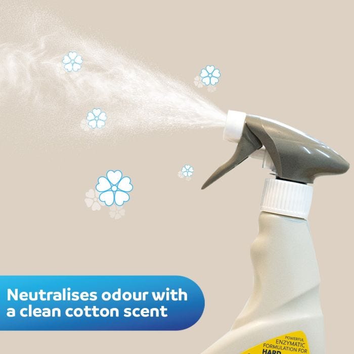 Vivactive 4 in 1 Disinfectant Cleaner 750ml - Neutralises odour with a clean cotton scent