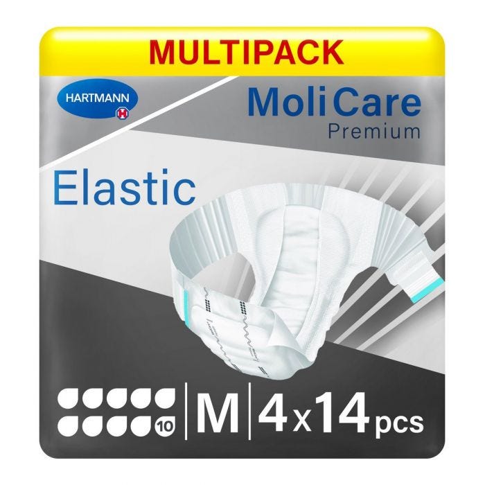 Multipack 4x MoliCare Premium Elastic Maxi Plus Medium (3700ml) 14 Pack