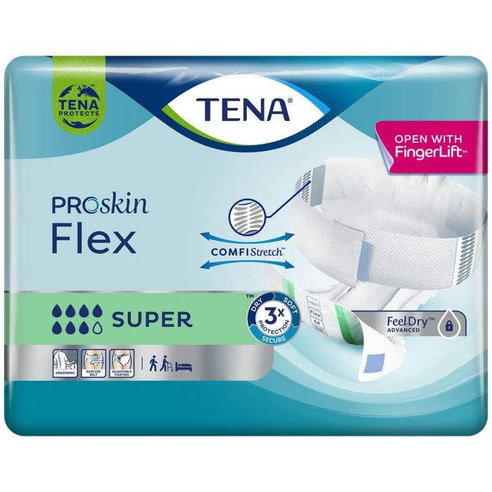 TENA Flex Super Large (2500ml) 30 Pack