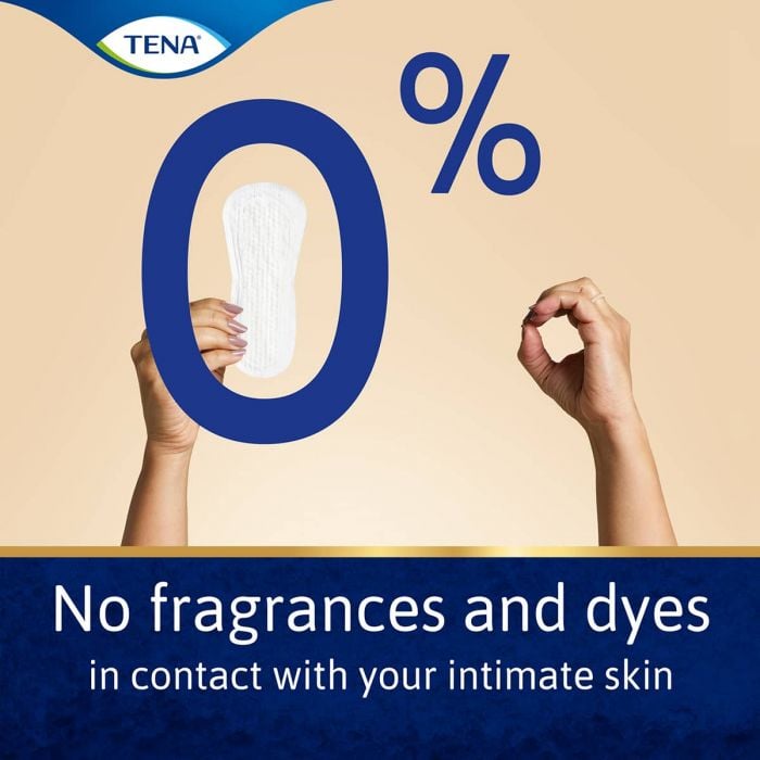 Multipack 4x TENA Lights Sensitive Liners Long (100ml) 20 Pack