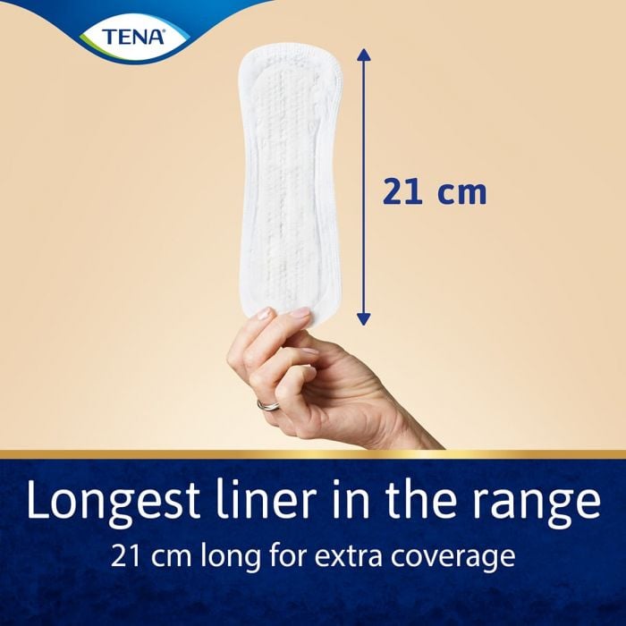 Multipack 4x TENA Lights Sensitive Liners Long (100ml) 20 Pack