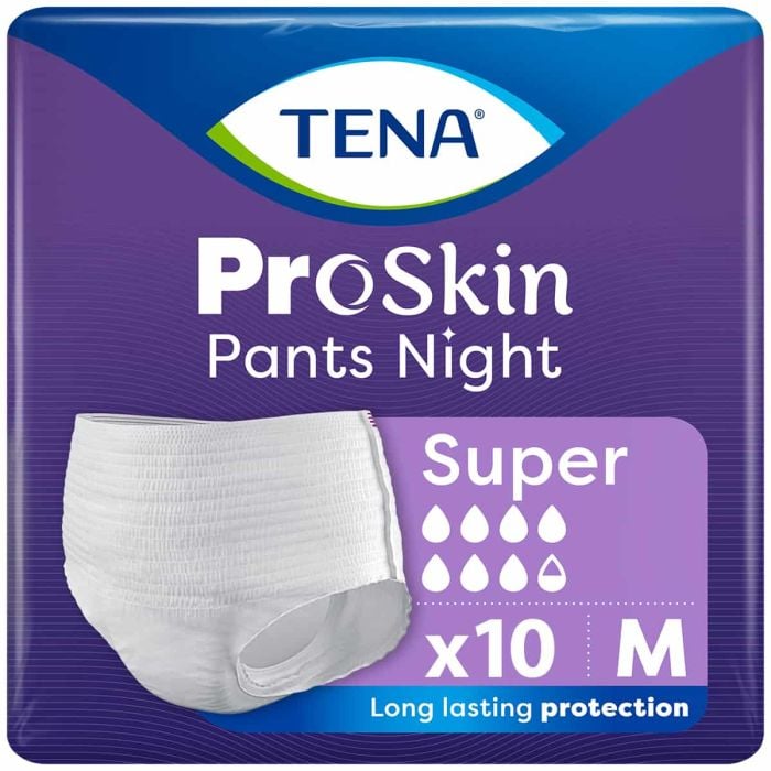 TENA Pants Night Super Medium (2100ml) 10 Pack - mobile