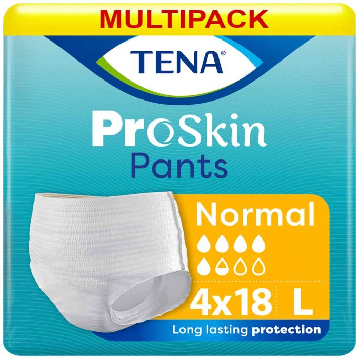 Multipack 4x TENA Pants Normal Large (900ml) 18 Pack