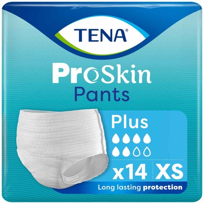 TENA Pants Plus XS (1700ml) 14 Pack