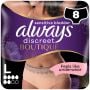 Always Discreet Boutique Pants Plus Beige Large 8 Pack