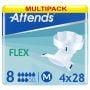 Multipack 4x Attends Flex 8 Medium (1994ml) 28 Pack - multi mobile