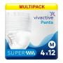 Multipack 4x Vivactive Pants Super Medium (1800ml) 12 Pack