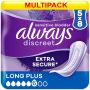 Multipack 5x Always Discreet Pads Long Plus (903ml) 8 Pack