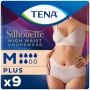 TENA Silhouette Plus High Waist Pants Cream Medium (1010ml) 9 Pack