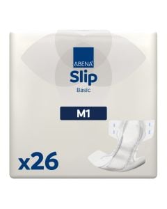 Abena Slip Basic M1 Medium (1800ml) 26 Pack - mobile