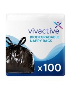 Vivactive Biodegradable Nappy Disposal Bags XL 100 Pack