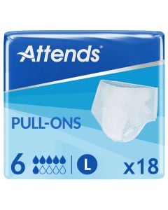 Attends Pull-Ons 6 Large (1300ml) 18 Pack - Mobile