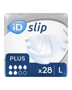 iD Expert Slip Plus Large PE Backed (2350ml) 28 Pack