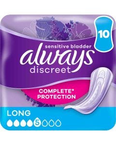 Always Discreet Pads Long 10 Pack - mobile