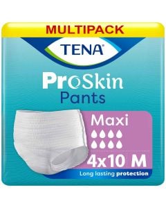 Multipack 4x TENA Pants Maxi Medium (2499ml) 10 Pack