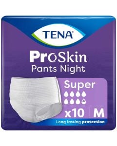 TENA Pants Night Super Medium (2100ml) 10 Pack - mobile