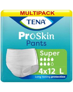 Multipack 4x TENA Pants Super Large (1700ml) 12 Pack