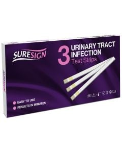 Suresign Urinary Tract Infection Test Strips 3 Pack - pack