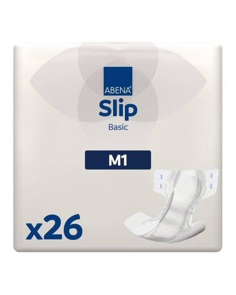 Abena Slip Basic M1 Medium (1800ml) 26 Pack