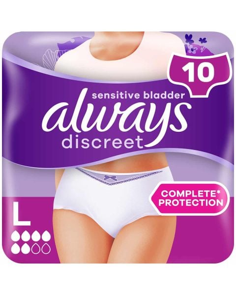 Always Discreet Pants Normal Large 10 Pack