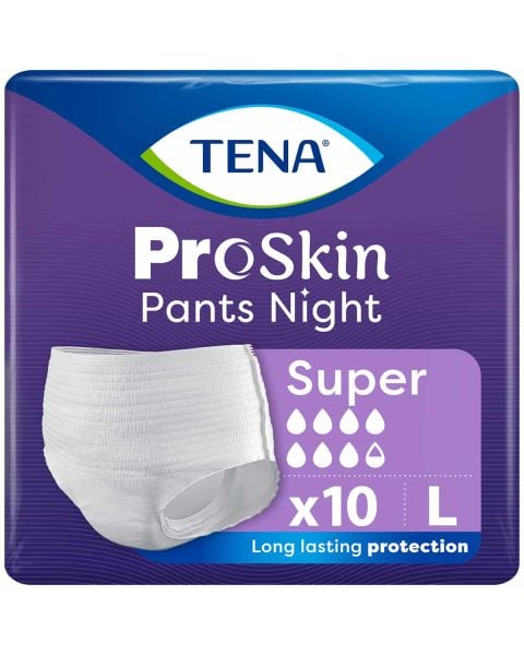 TENA Pants Night Super Large (2100ml) 10 Pack