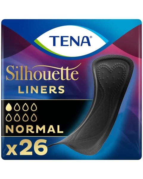 TENA Silhouette Noir Normal Liners (50ml) 26 Pack