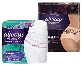 Buy Always Incontinence Products at Incontinence Shop